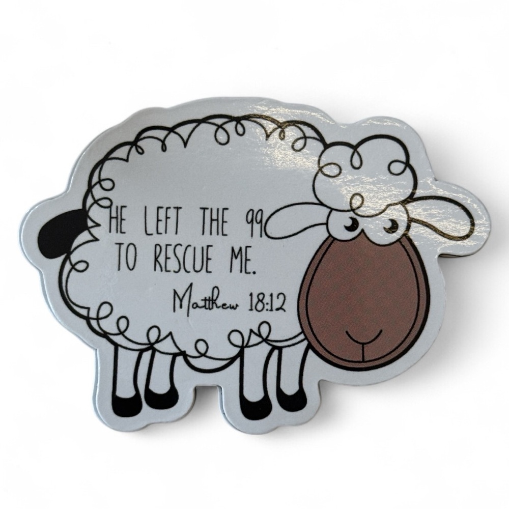 Inspirational Sheep Magnet